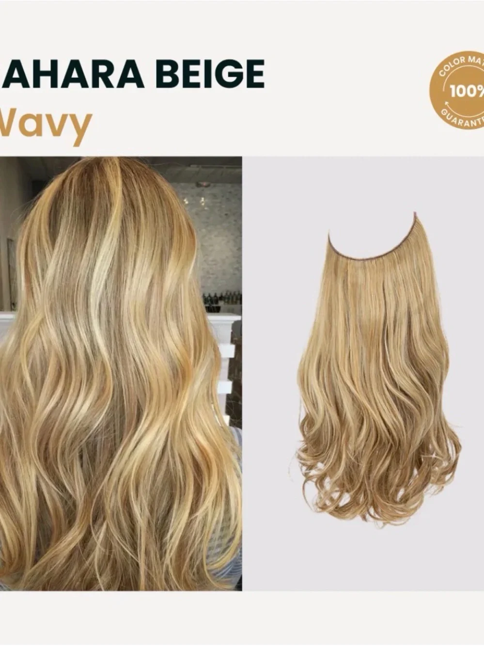 Thathair beige clip